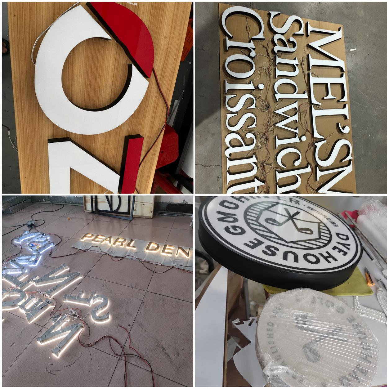 China Signage finished China Signage finished